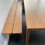Oak dining table & bench - 8 seater Image 5