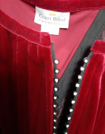 Beautiful new red velvet  Crown Royal corestry