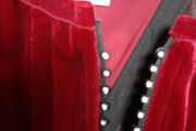Beautiful new red velvet  Crown Royal corestry