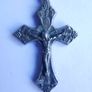 Antique/vtg Rosary Terra Fatima Faux Pearls Beads Image 5