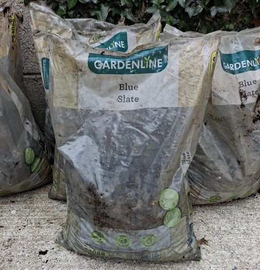 Gardenline Blue Slate Stone Chippings 5kg Bags X15