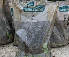 Gardenline Blue Slate Stone Chippings 5kg Bags X15