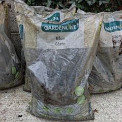 Gardenline Blue Slate Stone Chippings 5kg Bags X15