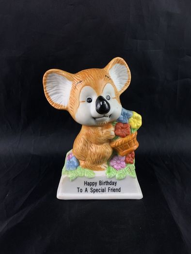 Vintage Russ Berrie birthday figurine
