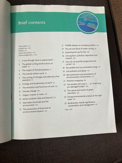 Pearson: Introduction to Environmental Science (Earth and Man)