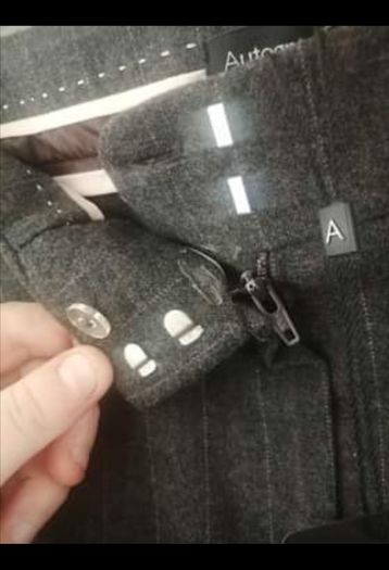 Grey. ( faint pinstripe ) size 16 medium