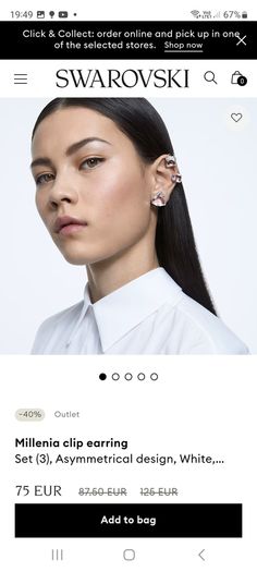 Swarovski earrings