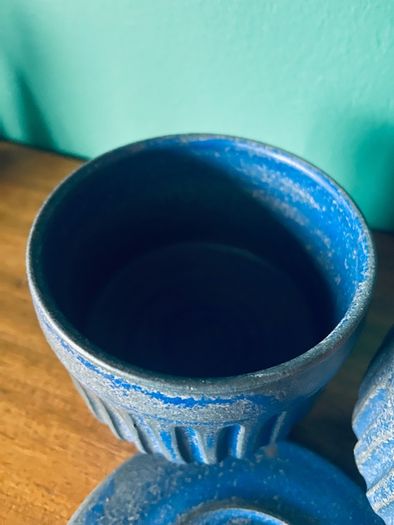 Irish studio pottery jug & bowl Marianne Klopp