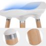 Set of 2 Bar Stools Beech legs - Free Delivery Nationwide Image 2