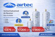 Compressor - Air Receivers- In Stock Today