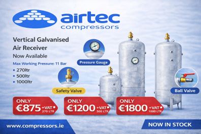 Compressor - Air Receivers- In Stock Today