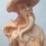 Vintage Matching pair of faux Ivory Oriental Style figures Image 7