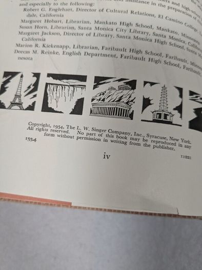 Poetry and Prose of the World 1954