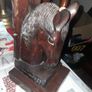 Antique Wood Carved Horse Head postage available or collection Image 3