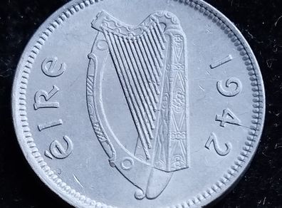 Ireland - 1942 - 3 Pence - Hare - AU - KM.12a - [2775]