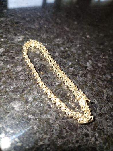 10k gold diamond tennis bracelet