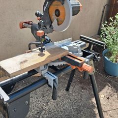 Evolution R210SMS 210mm Electric Single-Bevel Sliding Multi-Material Mitre Saw 220-240V (2965V)