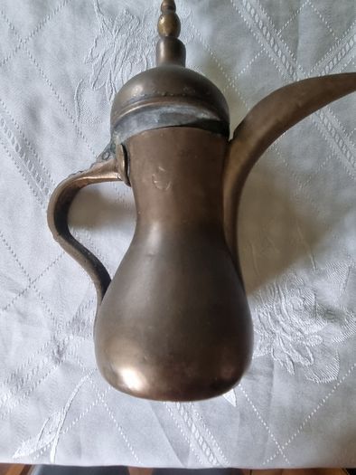 Vintage  Brass Dallah Handcrafted Tea Pot Kettle