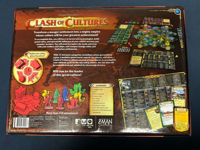 Clash of Cultures Boardgame