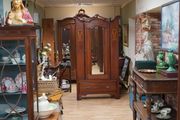 Antique Mahogany Compact Wardrobe