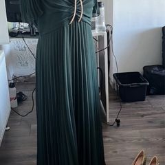 ASOS Design Pleated Bodice Flutter Sleeve
