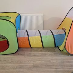 3in1 pop up tent tunnel for toddler kids