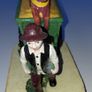 Guinness Figurine Man Pulling His Horse And Cart Image 3