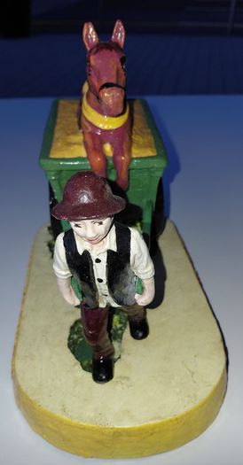 Guinness Figurine Man Pulling His Horse And Cart