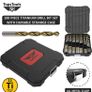 10mm Mix Size Titanium Coated HSS Twist Drill Bits Storage Box Set for Wood Plastic Copper Brass Compatible with Bosch Dewalt Makita Milwaukee and Many Others (FREE POSTAGE) Image 6