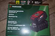 Parkside Battery 4Ah (two batteries) plus charger