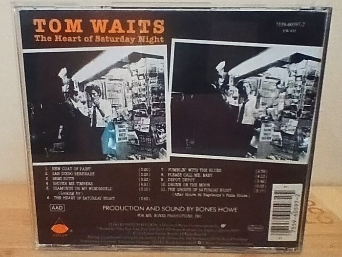 Tom Waits The Heart Of Saturday Night CD Album