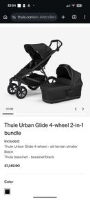 Thule Urban Glider 4 + Bassinet Brand new