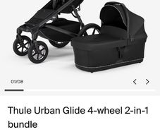 Thule Urban Glider 4 + Bassinet Brand new