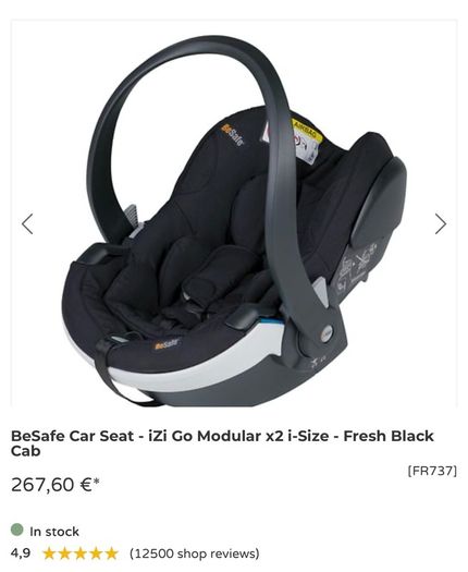 BeSafe car seat