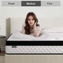22CM Gel Memory Foam Pocket Sprung Mattresses with Breathable Soft Fabric for Cool Sleep, Mattresses Double for Pressure Relief, Medium Firm Mattress in a Box 135x190x22cm Image 2