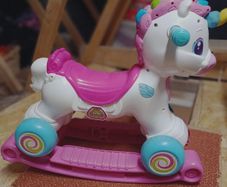 Ride on rocking unicorn