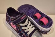Heelys Snazzy X2 Shoes Purple Multi Rainbow UK Size 1