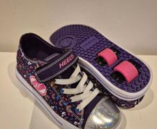 Heelys Snazzy X2 Shoes Purple Multi Rainbow UK Size 1