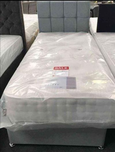 New Stylish single ,Double 4ft, 4ft6, King 5ft And 6ft Superking Sizes Divan Beds Instock. Drawers And Optional Tufted Mattresses Available. Free Delivery