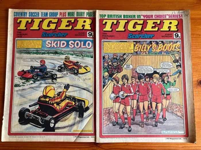 Comics: 'Tiger and Scorcher' 1979 (28 magazines)