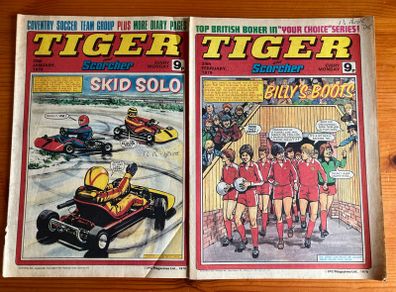 Comics: 'Tiger and Scorcher' 1979 (28 magazines)