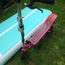 Space Scooter - Pink.(Foldable)+ 2 Kids skate pads set.Excellent working condition Image 4