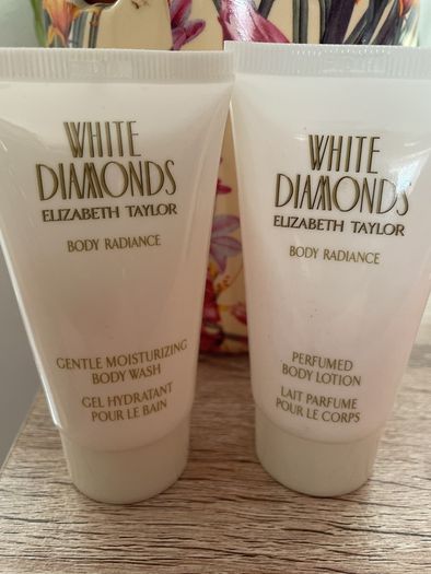 Elizabeth Taylor White Diamonds body wash & body lotion - New