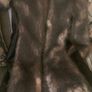 Fur leather coat.New.size 10 Image 6