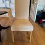 Cream dining chairs Image 2