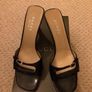Vintage Gucci Black Leather Buckle Heel Image 2