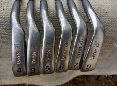 Lynx Golf irons. Right handed clubs