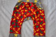 Bnwot Mily Designs Unisex Harem Pants / Leggings - Dinosaurs &amp; Stars - Size Small (6-36m)