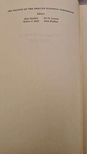 The Government And Politics Of Ireland By Basil Chubb. Hardback With Dustjacket In Good Condition.