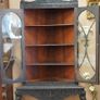 19th Century Anglo-Indian Bombay Blackwood Corner Display Cabinet Image 7